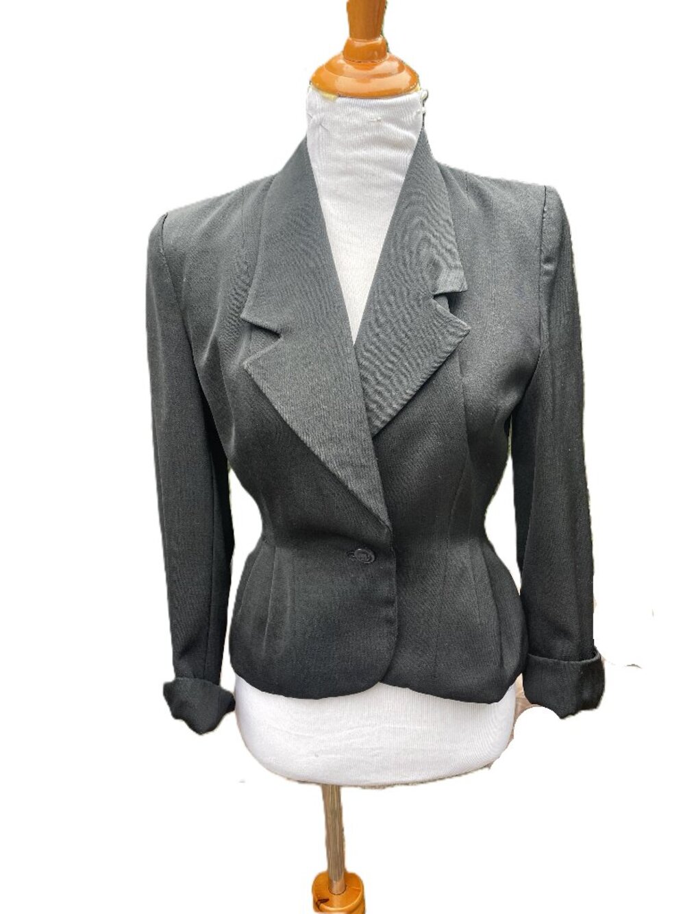 1940s Short Jacket - Black, Small